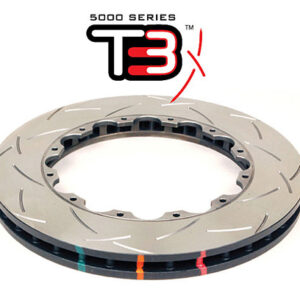Front DBA 5000 Series T3 Slotted Replacement Brake Disc Ring for Toyota Yaris GR