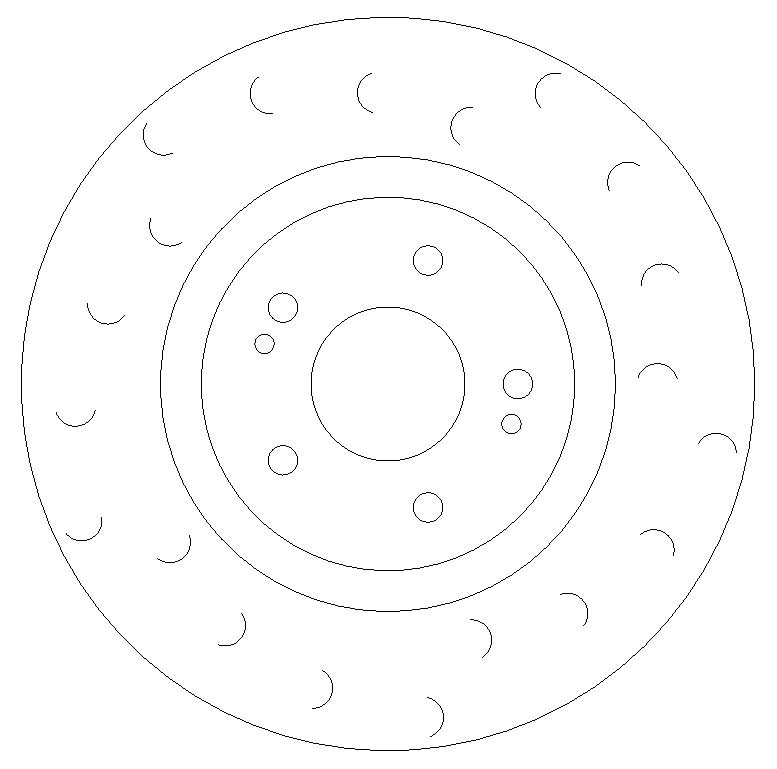 Front Brake Discs 240 mm to fit Honda Jazz Ii (GD) - Image 1
