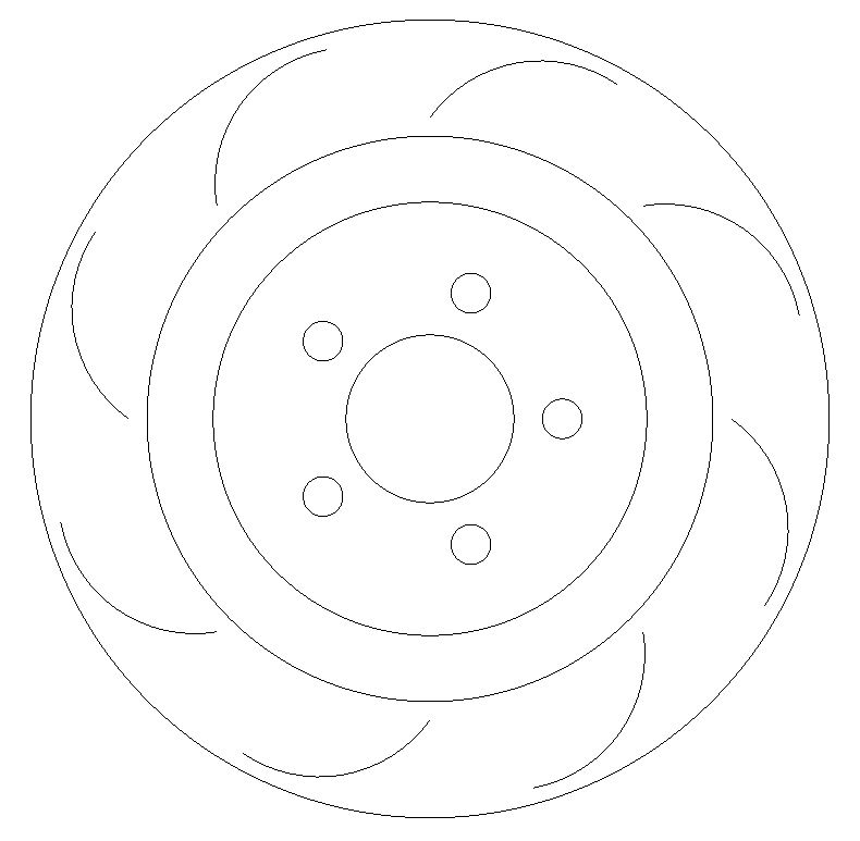 Rear Grooved Brake Discs and Mintex Pads to fit Ford Focus RS MK2 - Image 1
