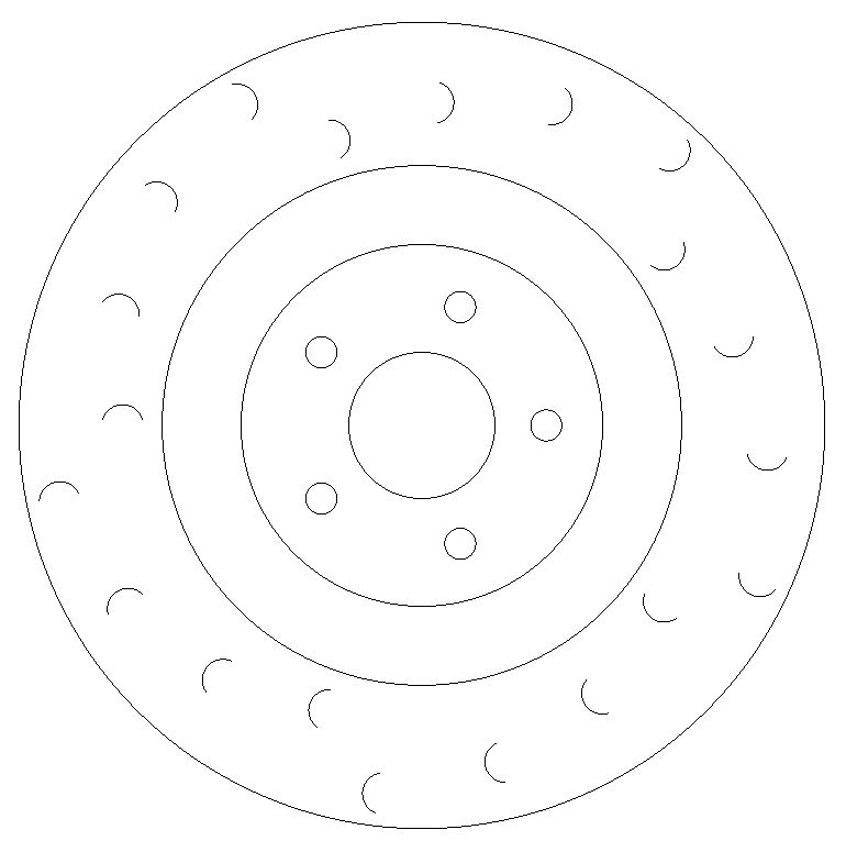 Focus RS MK3 Front C-Hook Brake Discs - Image 1