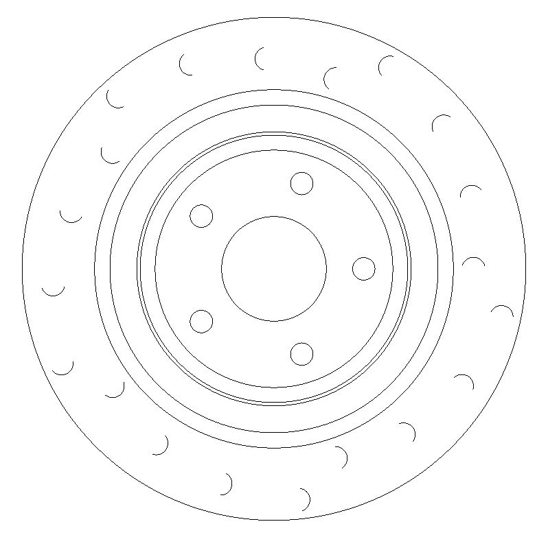 Focus RS MK3 Rear C-Hook Discs with Mintex Pads - Image 1