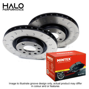 Astra VXR Front Brake Discs and Mintex Pads