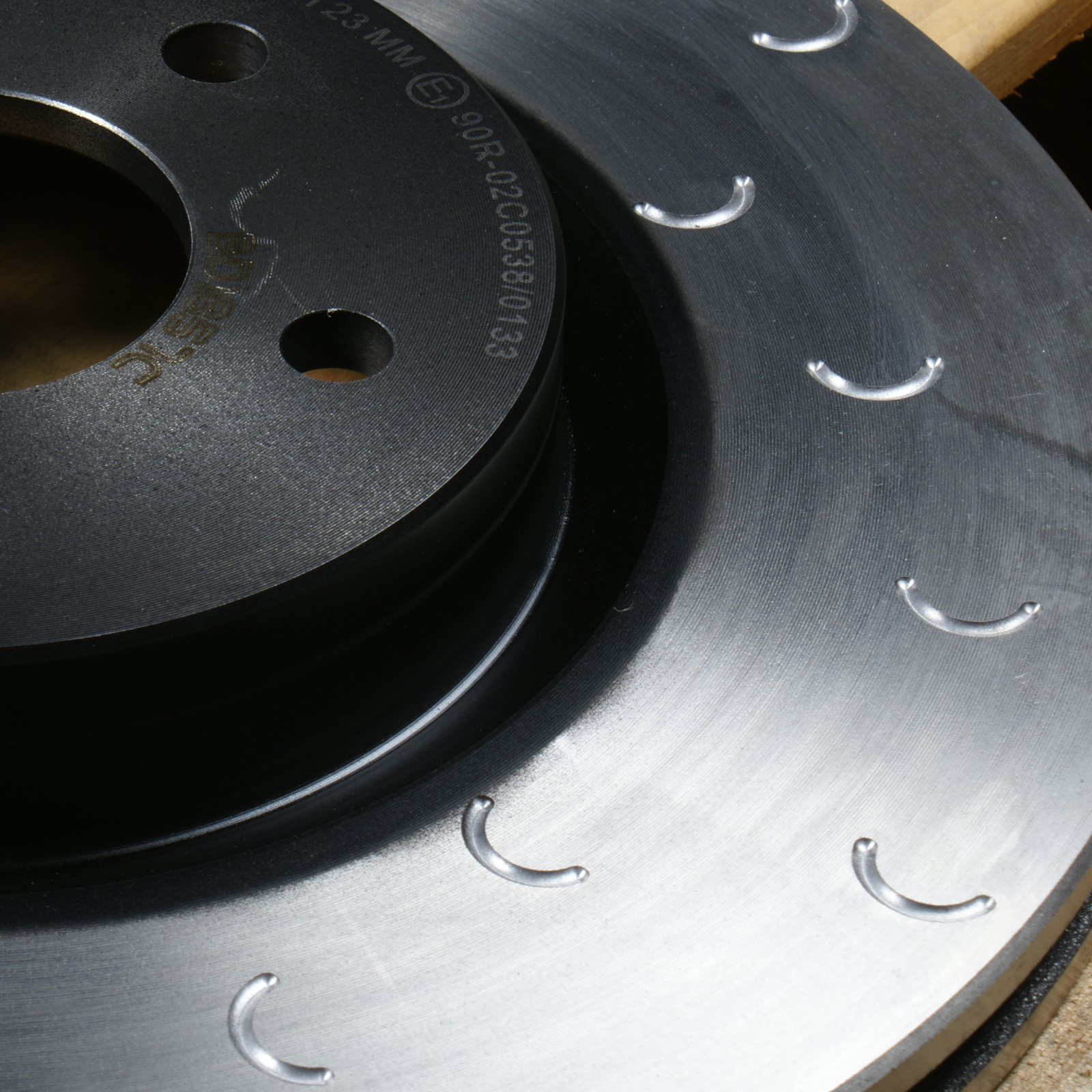 VW Polo GTI 1.8 Front C-Hook Discs with Mintex Brake Pads - Image 1