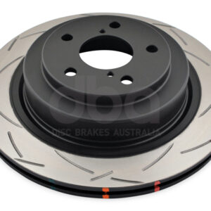 Rear DBA Brake Discs 4000 Series T3 Slotted to fit Subaru Impreza