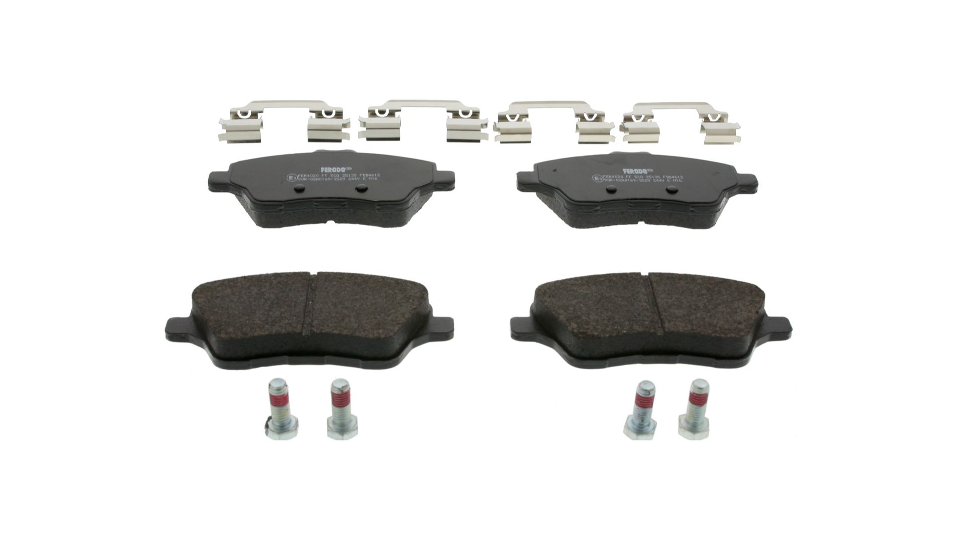 Fiesta ST Front Grooved Brake Discs and HALO Brake Pads 1.6 ST180 ST200 - Image 3