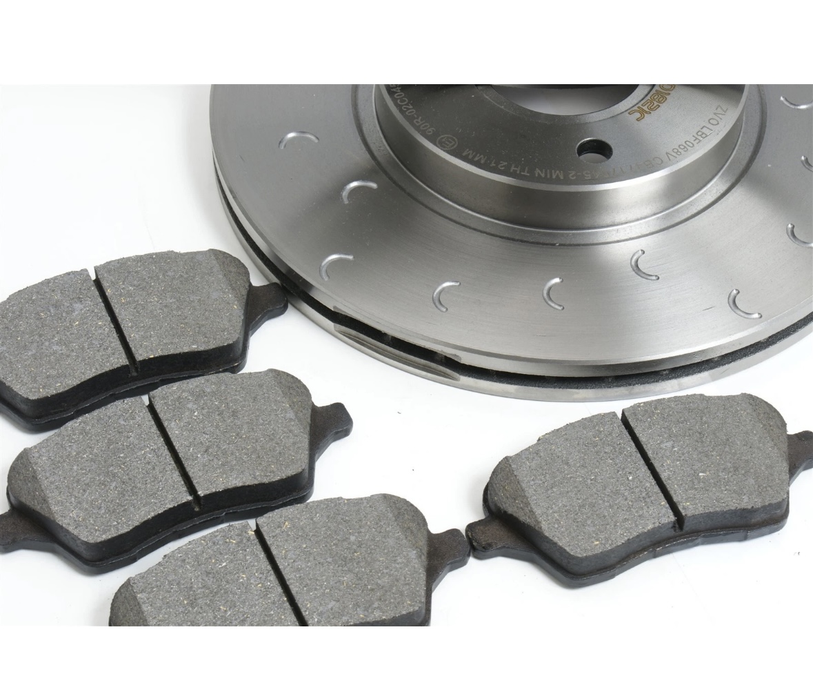 Ford Fiesta 1.6 ST180 ST200 Front & Rear C-Hook Discs with Brake Pads - Image 3