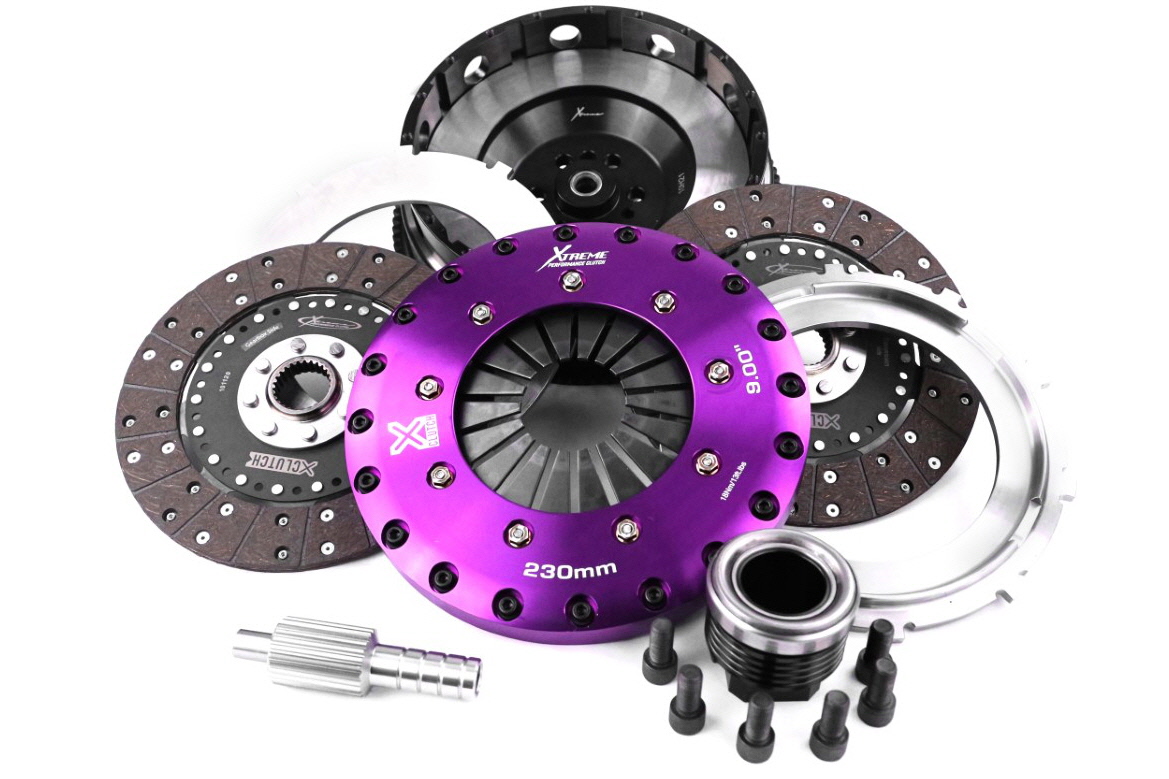 Xtreme Performance - 230mm Organic Twin Plate Clutch Kit Incl Flywheel 1200Nm to fit BMW