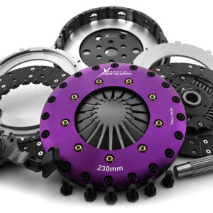 Xtreme Performance - 230mm Sprung hub Organic Twin Plate Clutch Kit Incl Flywheel & CSC 1000Nm