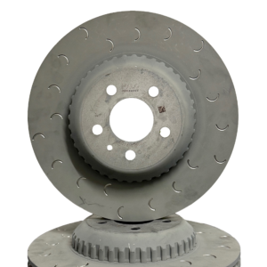 Tesla Model 3 Performance Front C-Hook Grooved Brake Discs