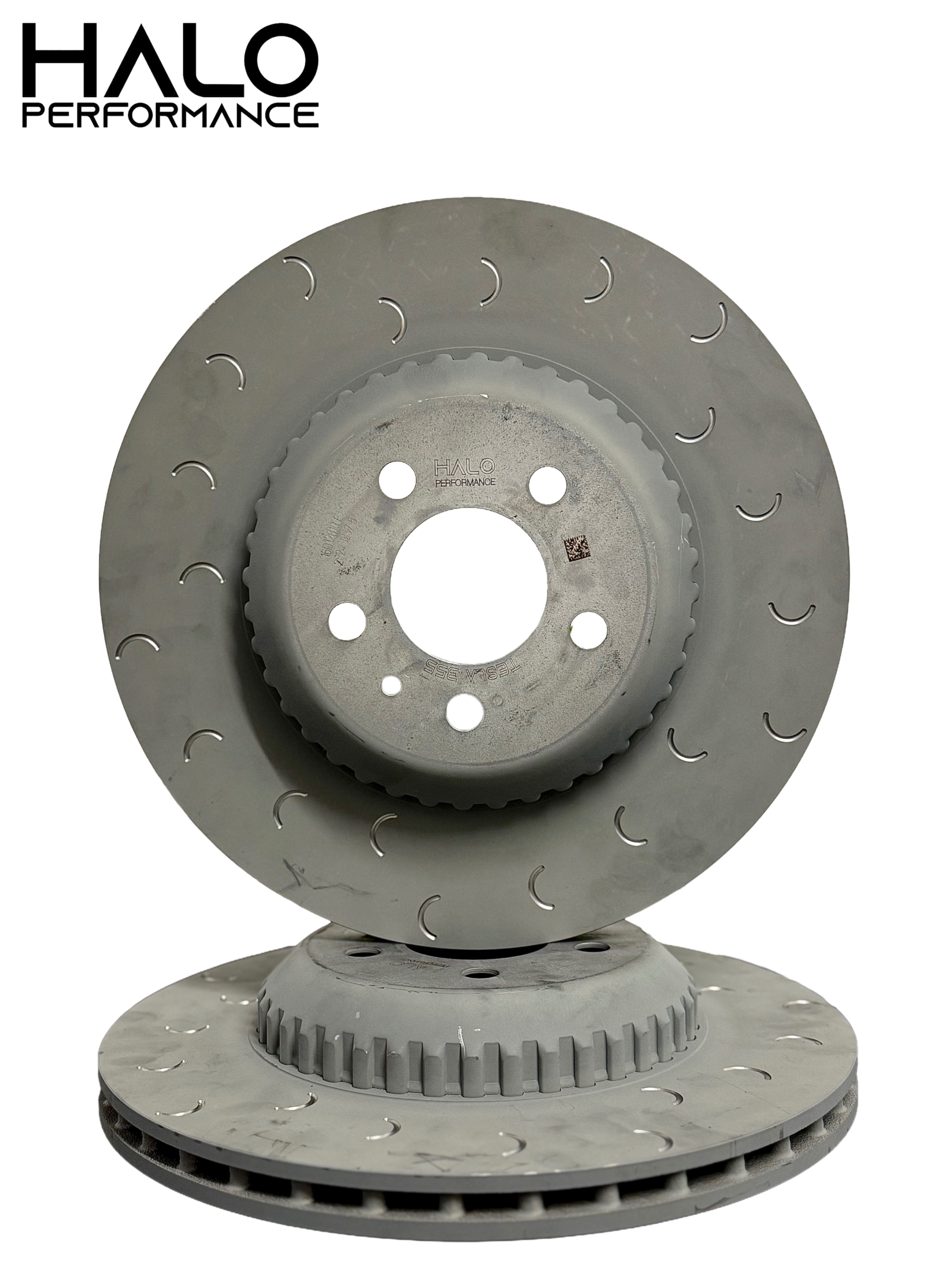 Tesla Model 3 Performance Front C-Hook Grooved Brake Discs