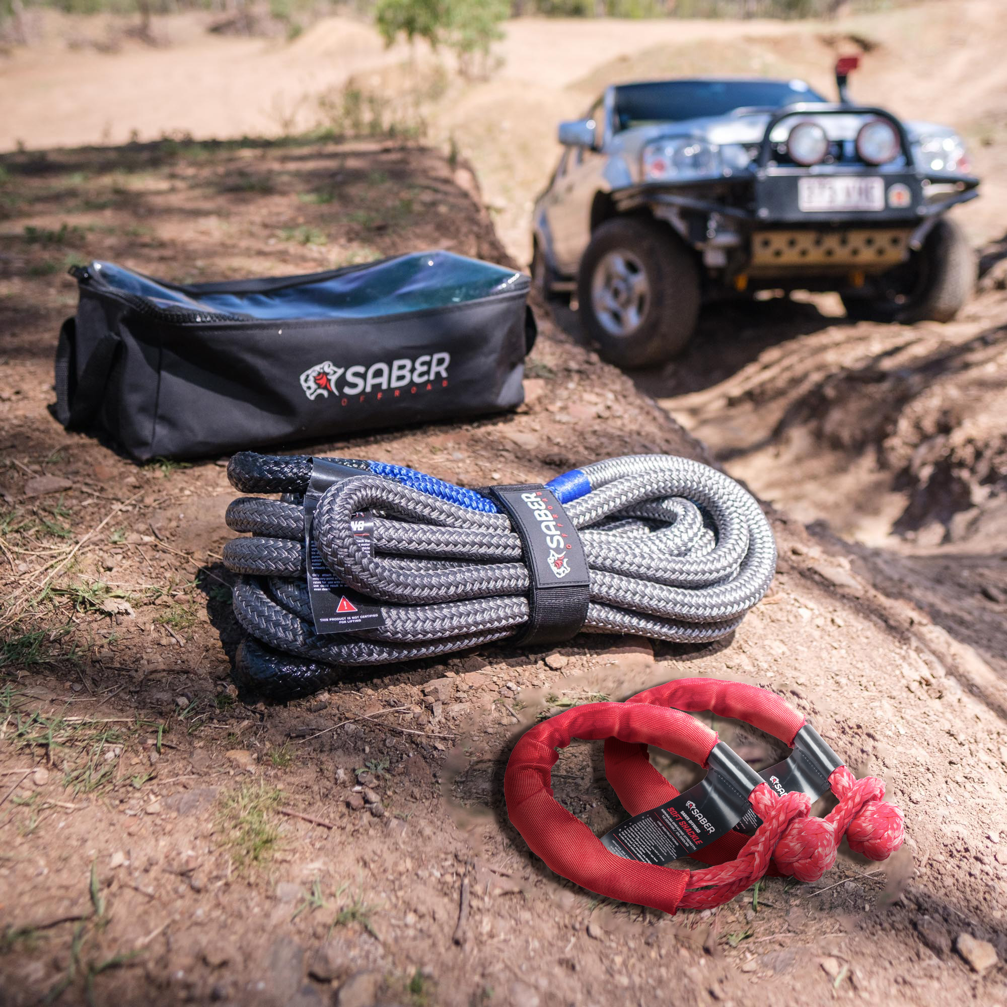 Saber 8K Offroad Kinetic Off-Road Recovery Kit - Image 1