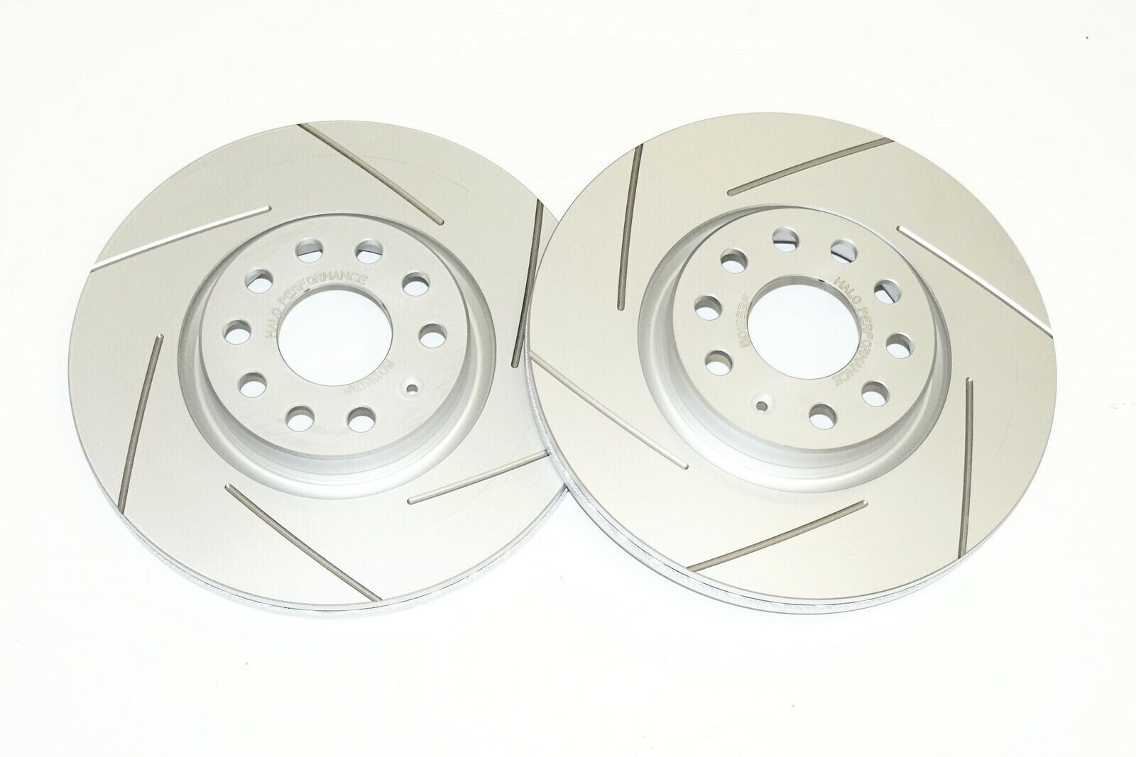 Front Performance Slotted Brake Discs to fit VW Audi Skoda