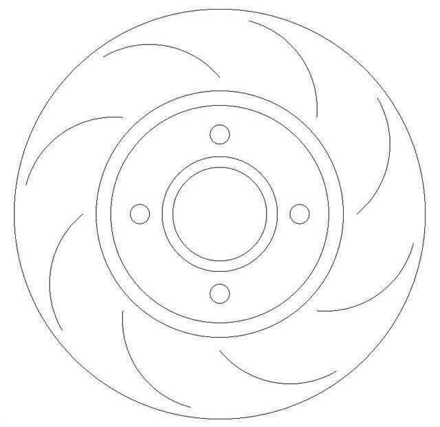 Front Dimpled and Grooved Brake Discs to fit Ford FIESTA - Image 5
