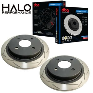 Ford Fiesta 1.6 ST ST180 ST200 Rear Brake Discs DBA Upgrade X2