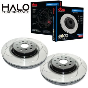 to fit Subaru Impreza WRX STi Front Brake Discs 326mm High Carbon X2 DBA Upgrade