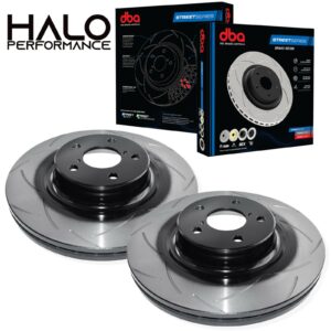 to fit Subaru Impreza WRX Turbo 2000-2007 Front Brake Discs X2 High Carbon
