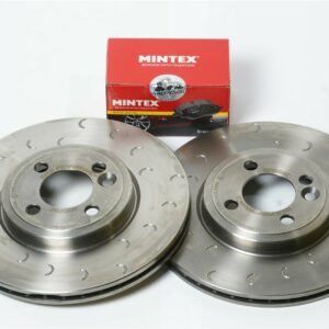 Front Brake Discs with Mintex Pads to fit Mini Cooper S R56 174HP
