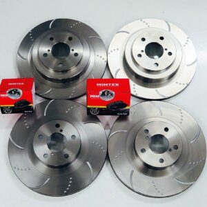 to fit Subaru Impreza WRX Turbo Brake Discs & Pads Front & Rear Stage 1 Upgrade