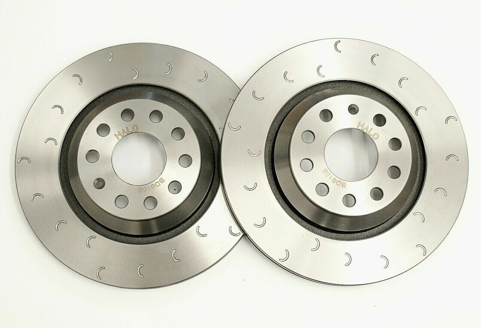 VW Golf GTi MK7 Rear Grooved Brake Discs and Mintex Pads - Image 1