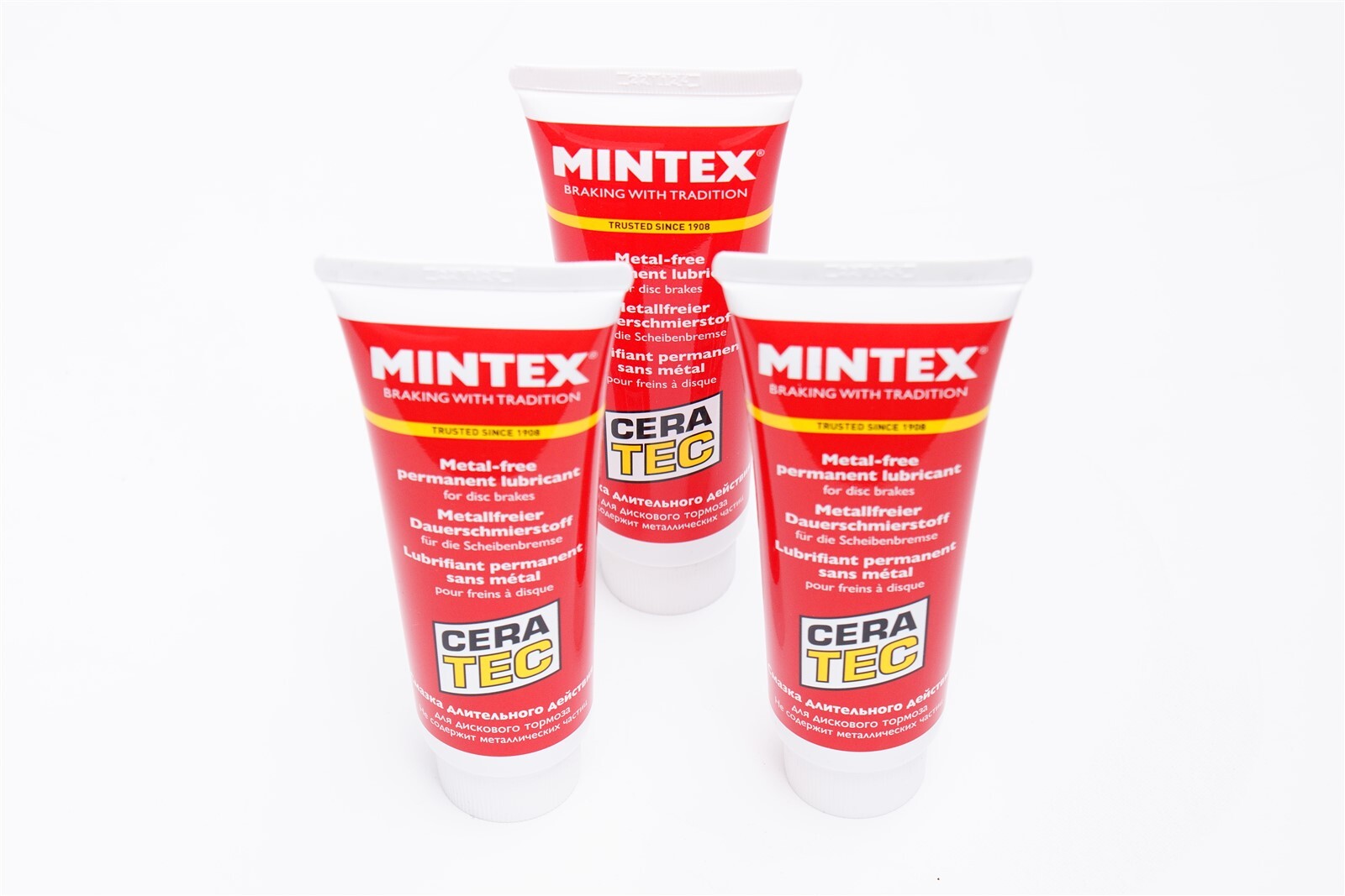 Brand New Mintex Ceratec Brake Pad Anti Squeal Grease 3 X 75ml Tubes