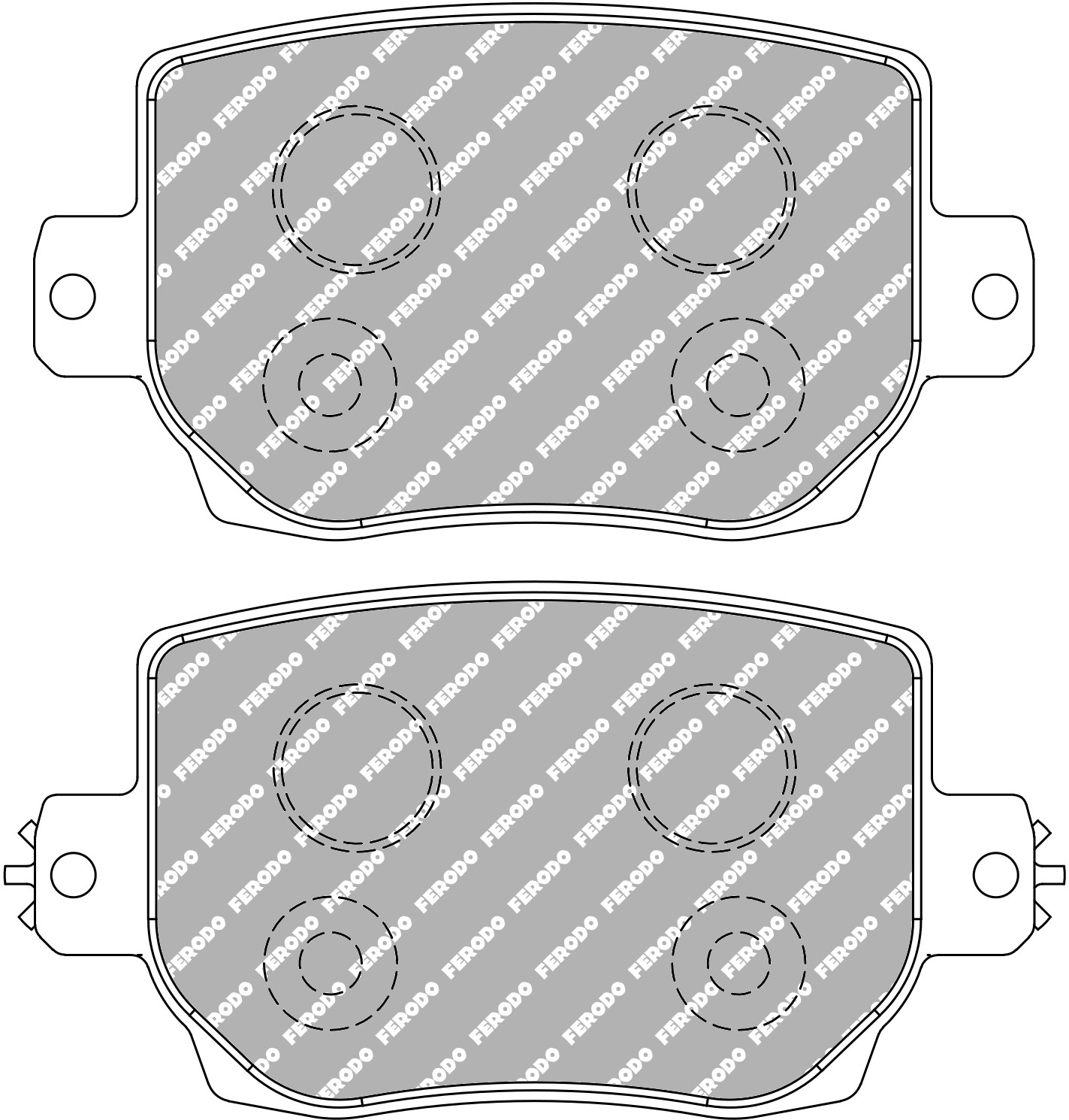 Tesla Model 3 Performance Rear C-Hook Discs with DS2500 Pads - Image 2