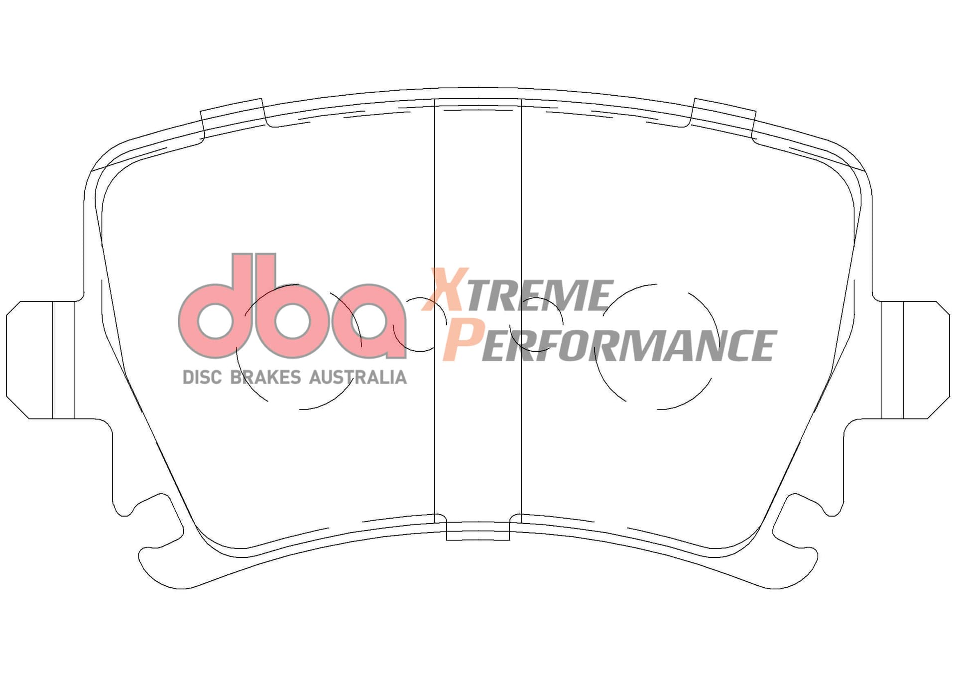 Rear DBA Xtreme Brake Pads to fit Seat Cupra 265 280 290 - Image 1
