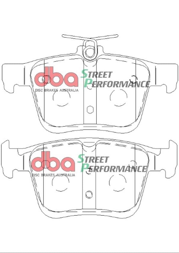 Rear DBA Performance Street Pads DB2384SP - Image 1