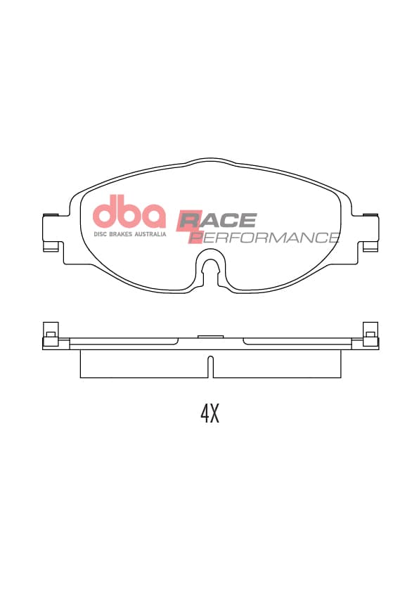 Front DBA Brake Pads Race Performance DB2383RP - Image 1