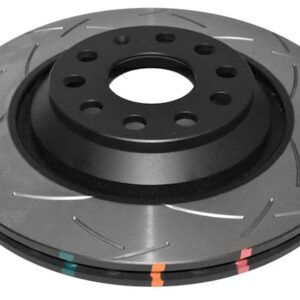 Rear DBA 4000 Series T3 Slotted Brake Discs to fit Audi VW Cupra Skoda Seat